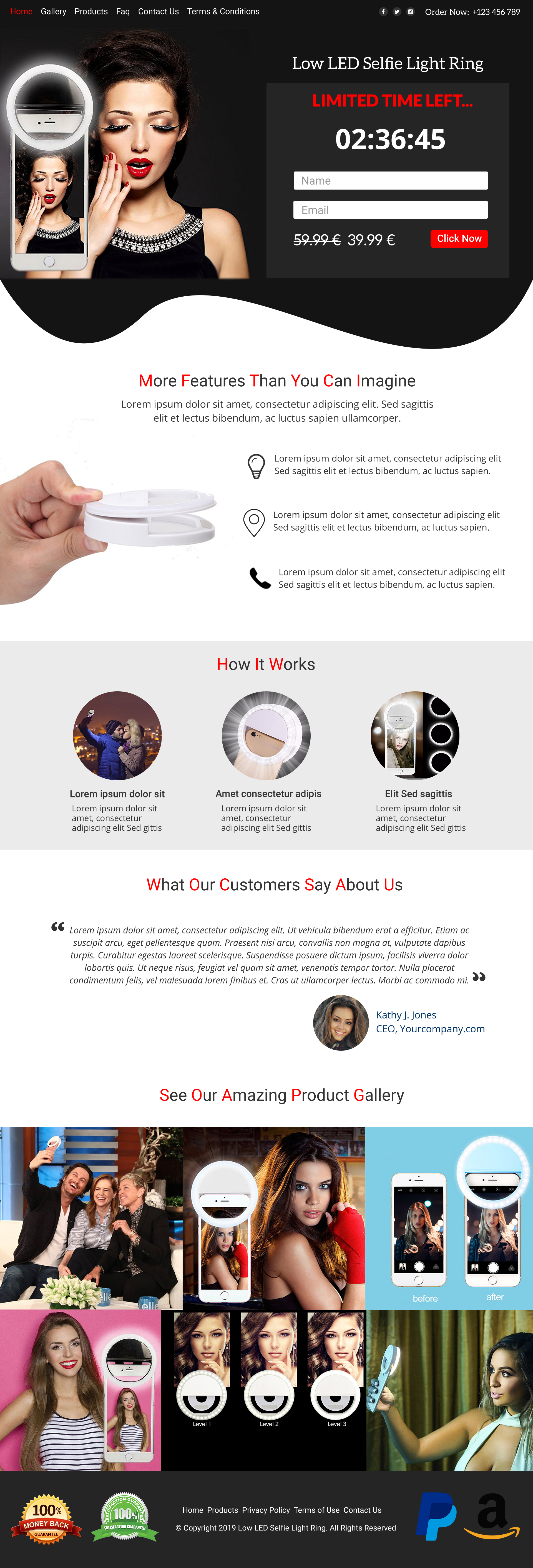 I will design any custom upto 1 web or landing page