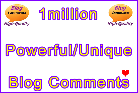 1million SEO Ultra-Safe Tiered Blog Comments
