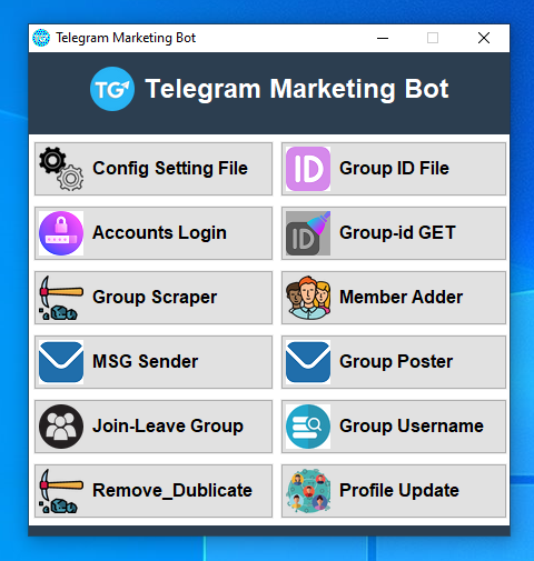 Telegram Multi-Blaster Bot- add users from GR0UP and send message