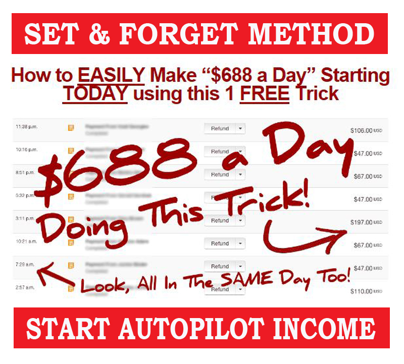 Set And Forget Autopilot Passive Income Ideas 688 USD Daily