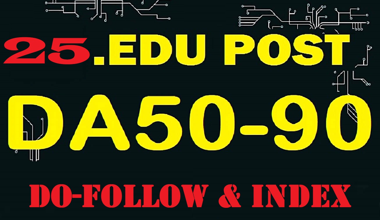  TOP 25 Edu Guest Posts on Universities Sites for $100