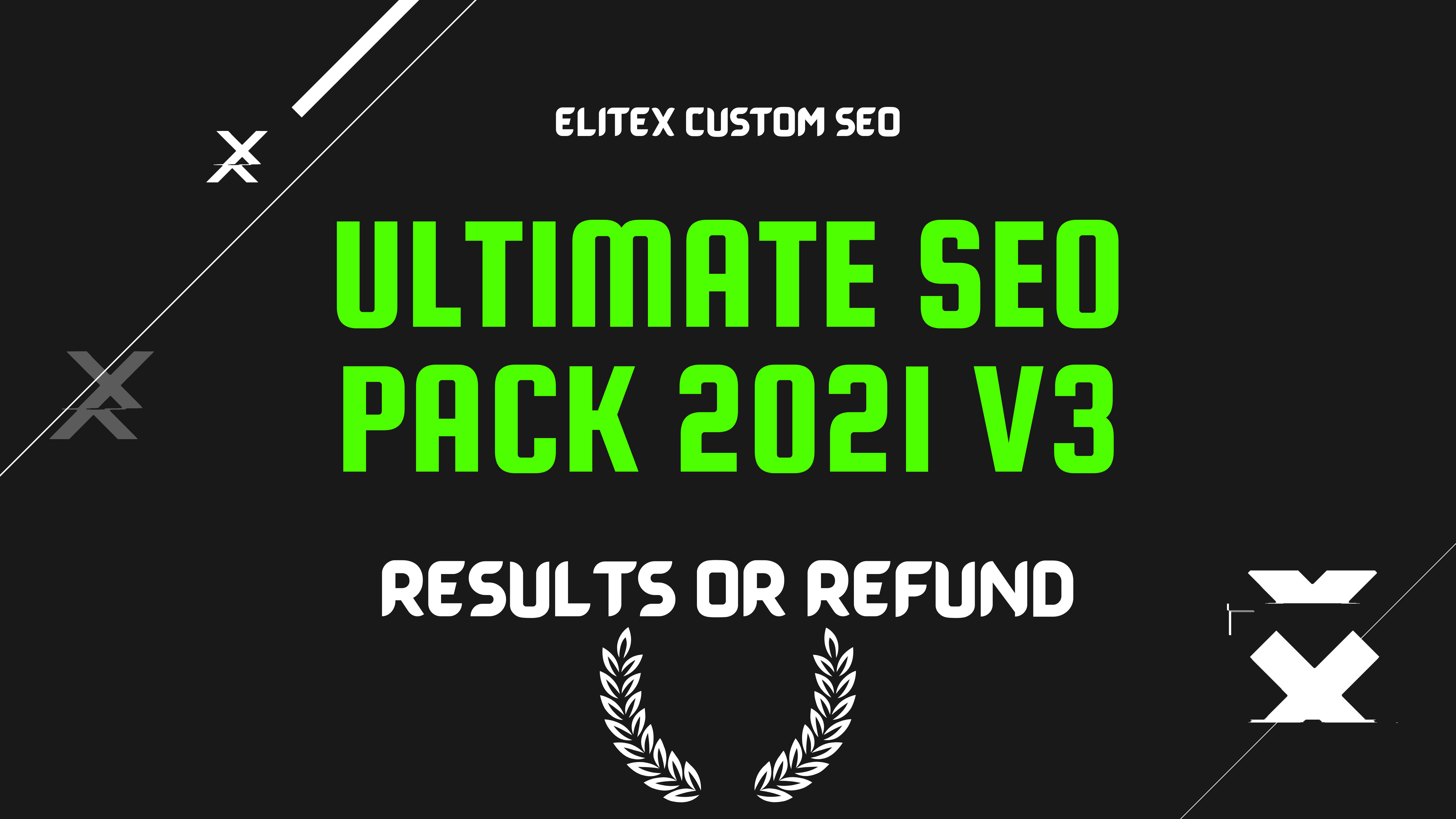 EliteX Ultimate CUSTOM SEO PACKAGE 2022. Ranking Improvements OR Full Refund With Live Rank Tracker