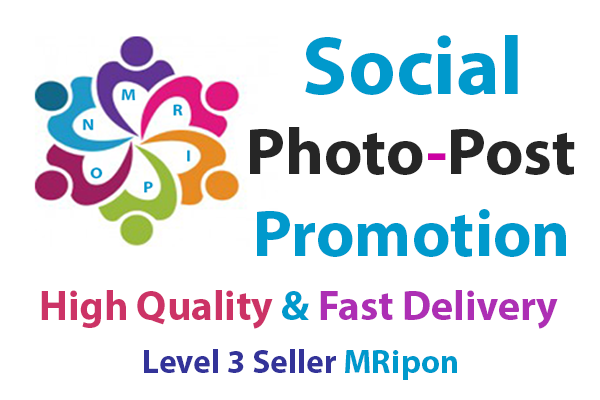 Add Instant High Quality Real Photo Post Video Promotion