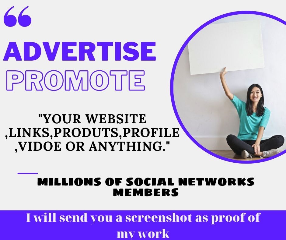 advertise your link to 30 millions social members