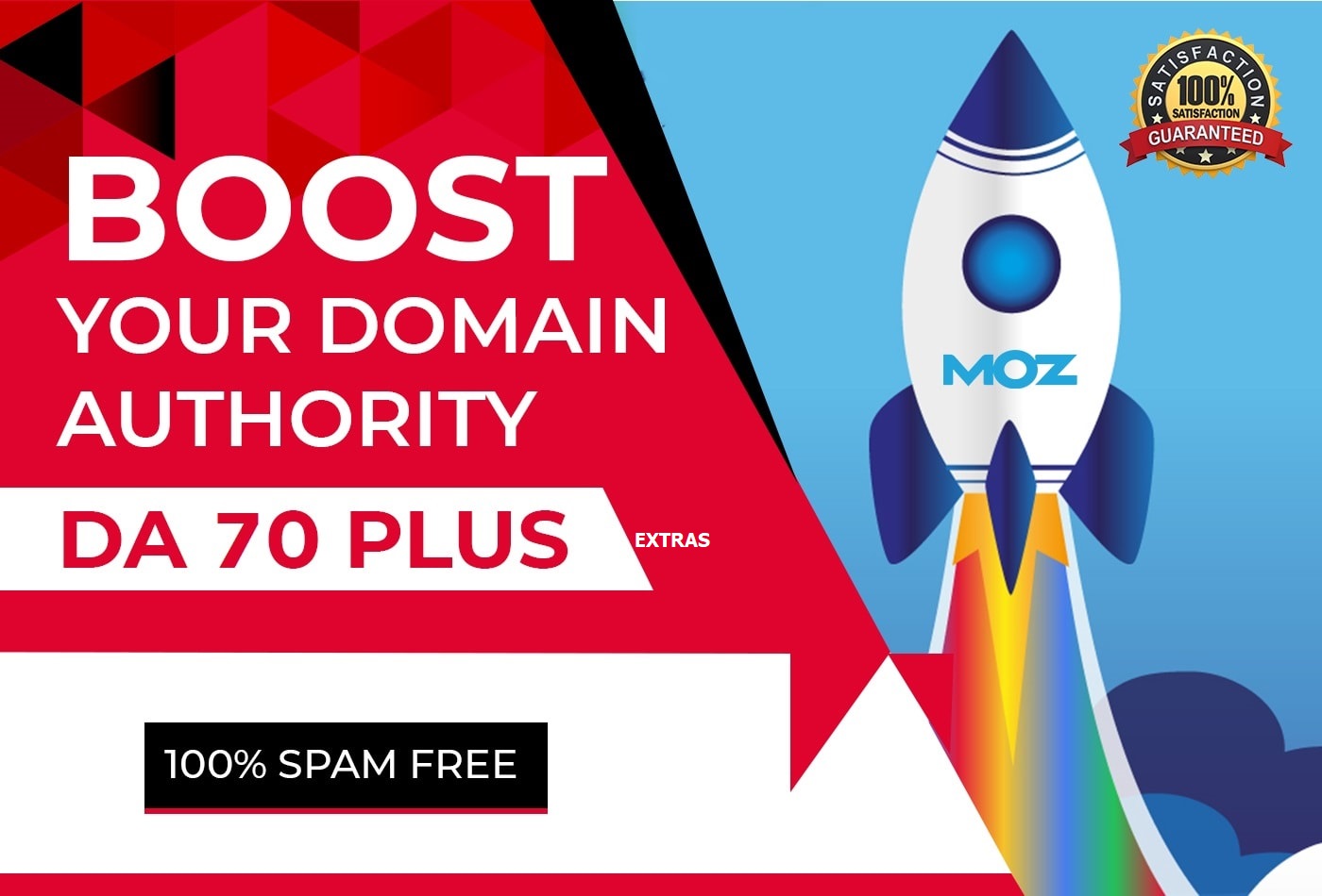 Boost Your Website MOZ Domain Authority DA40 Plus Organically - No Redirect Links