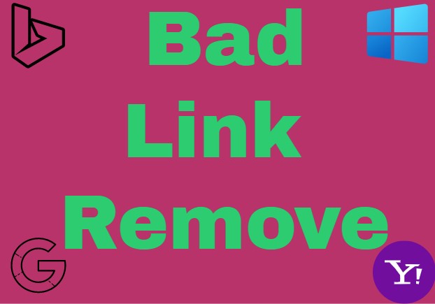 Bad website links or Blog posts or Images remove from search engines result pages