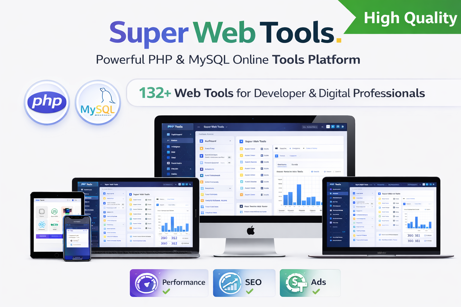 Super Web Tools - PHP Online Tools Script 132+ Tools ...