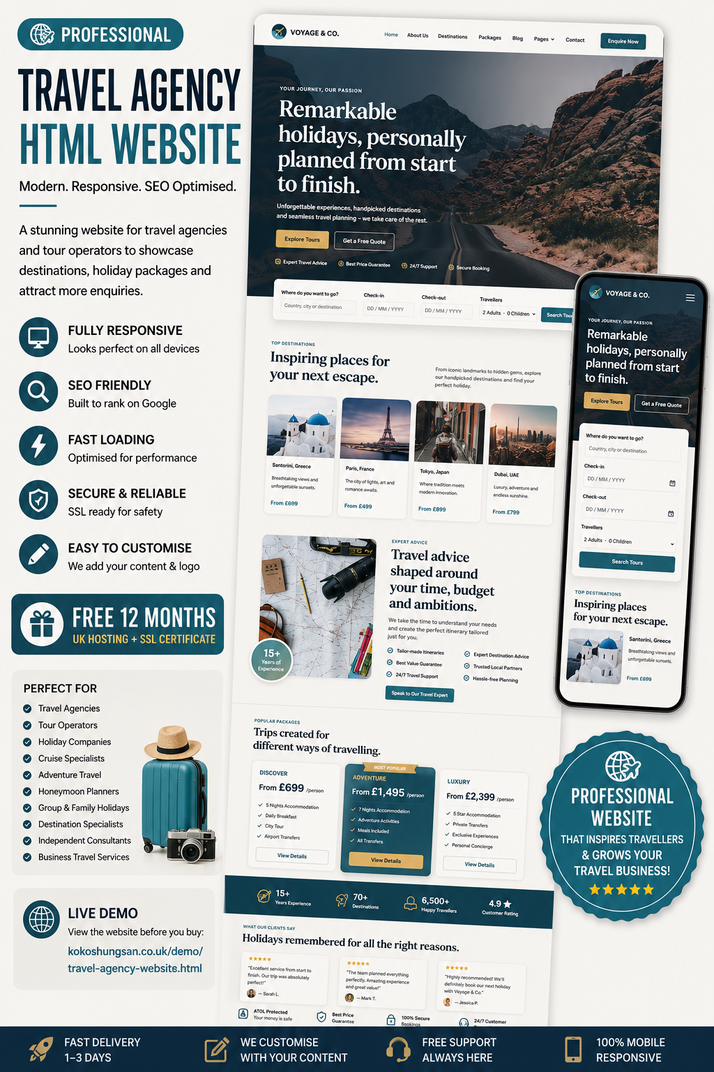 I will provide a professional responsive business website