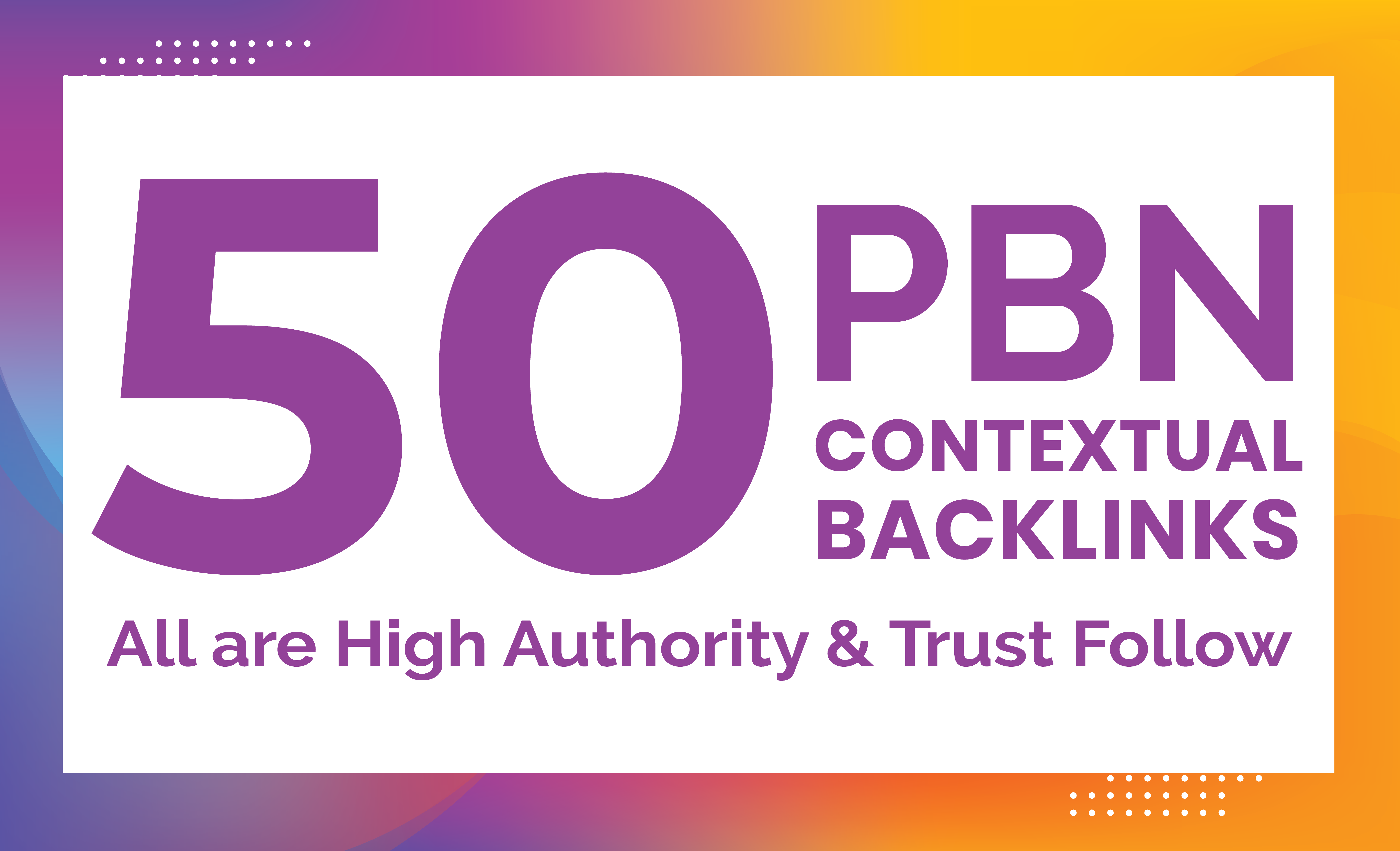 Do 50 PBN contextual backlinks Permanent Do Follow Homepage SEO