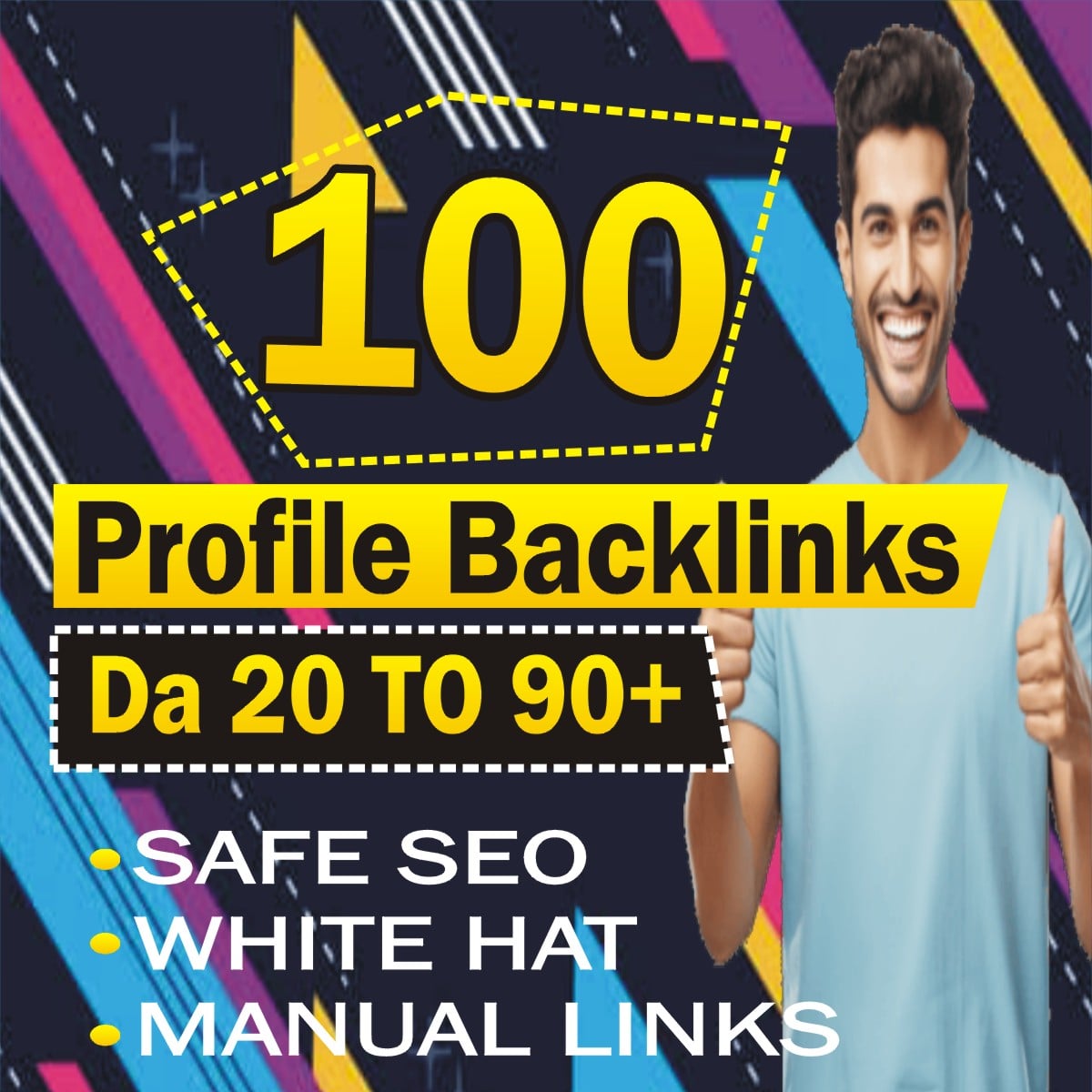 I will create 100 high quality SEO profile backlinks for ranking & authority
