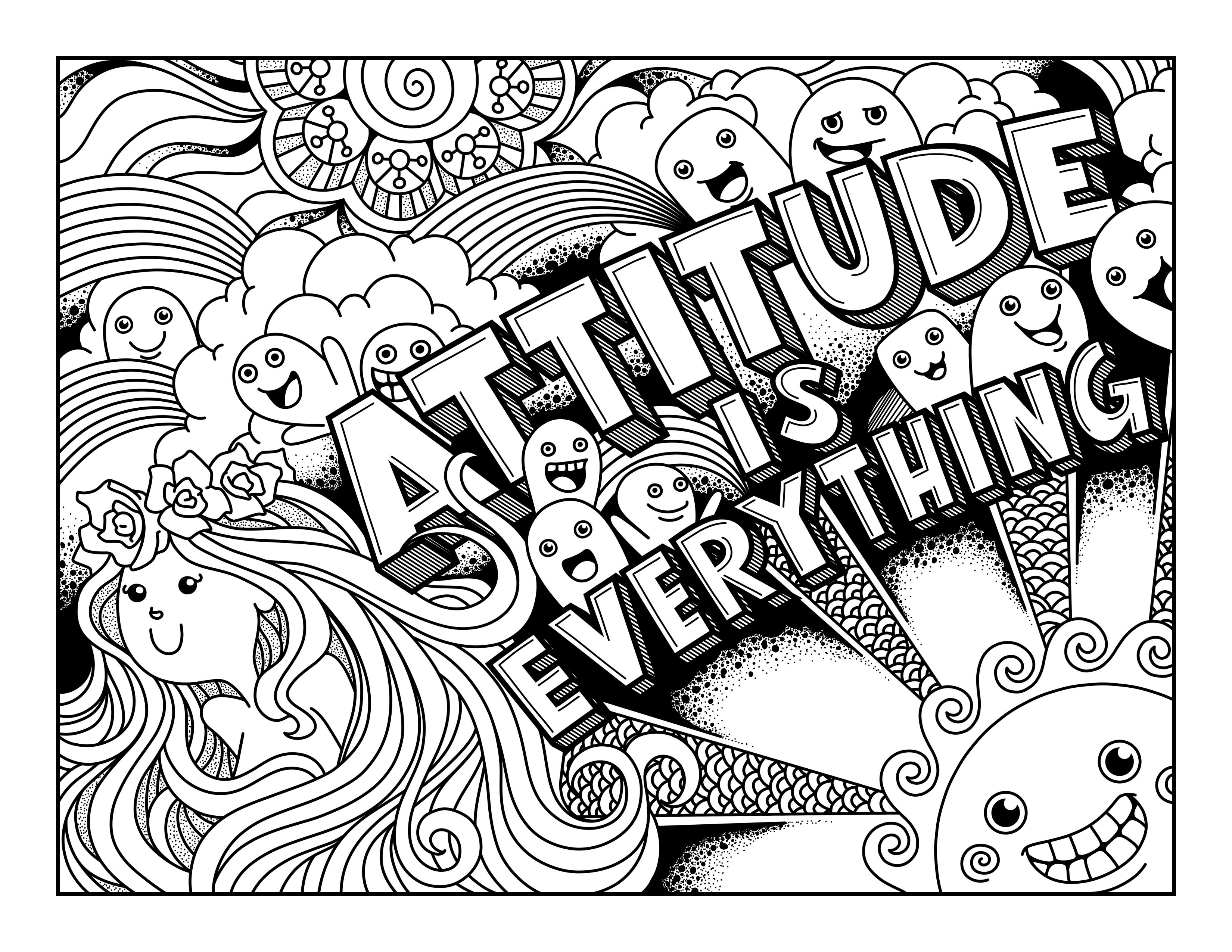 I will create for you 40 high detail adult coloring page illustrations full of unique aspirations an