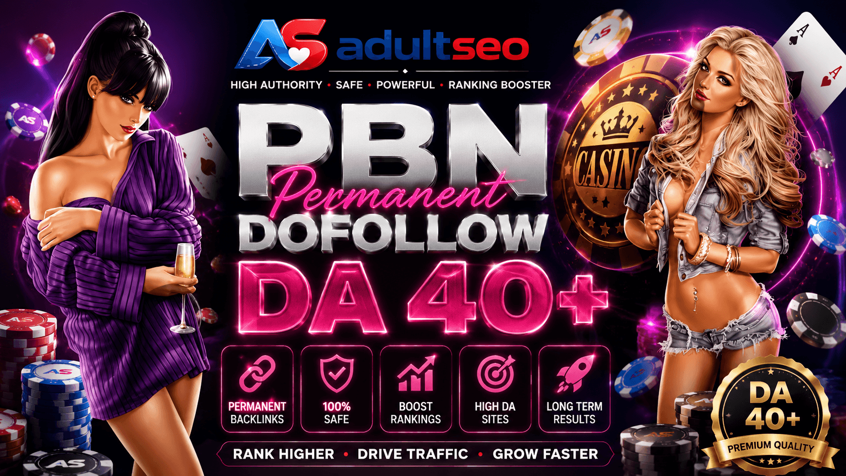 High Domain Authority 60 PBN Web2.0 Backlinks (DA40)
