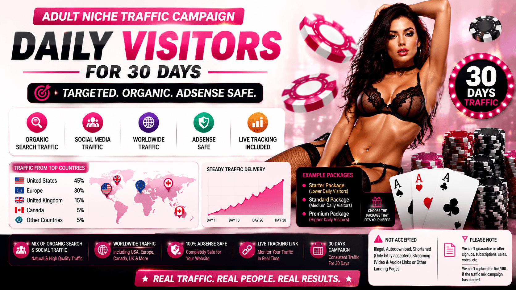 Adult Website Traffic & Visibility Campaign - 30 ...