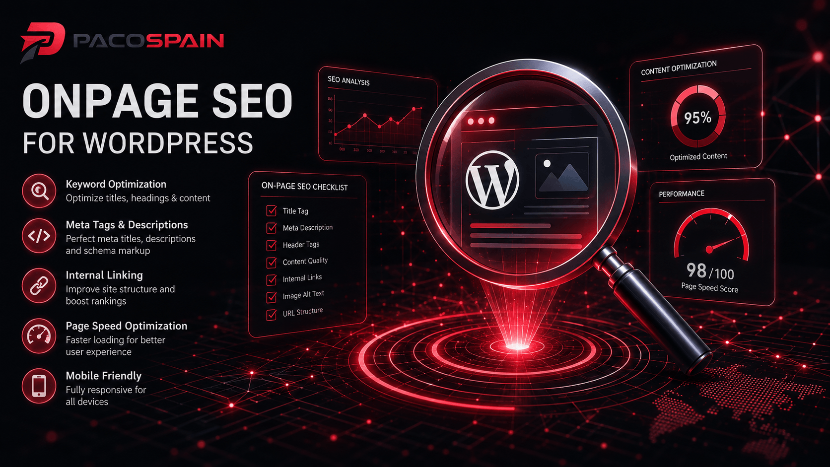 On-Page SEO Optimization for WordPress website