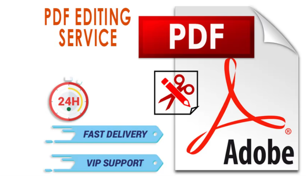 Get any PDF editing service in 24 hrs delivery
