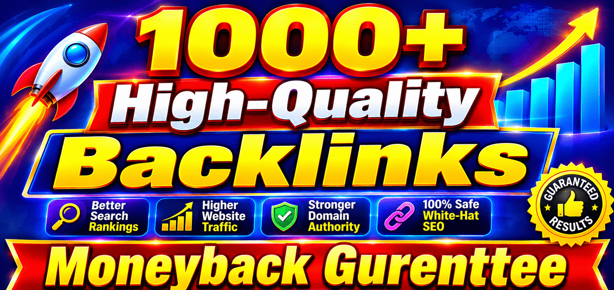 Get Rank with 1000 High-Quality Backlinks