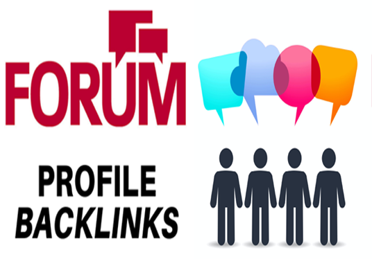Rank with 100 Forum profiles backlinks up to 8 to 20 unique domain
