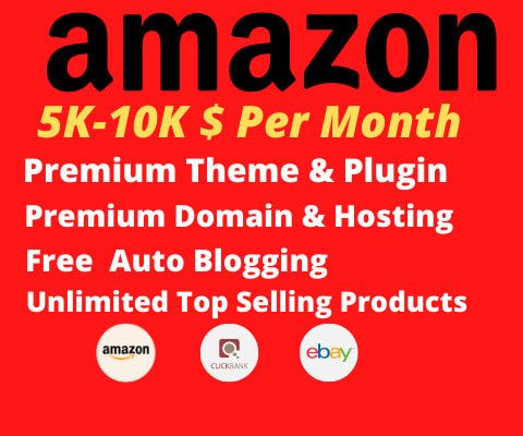I will design premium affiliate autopilot website 10k products