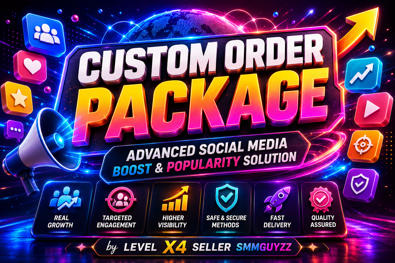Custom Order Package &ndash; Advanced Social Media Boost & Popularity Solution 