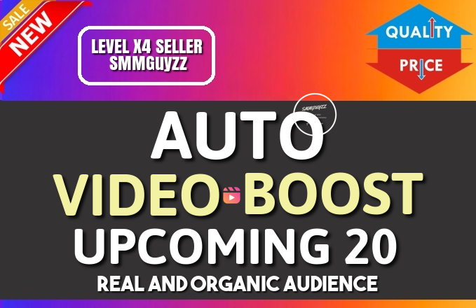 Get Real Automatic Video BOOST for Upcoming And Existing Uploads