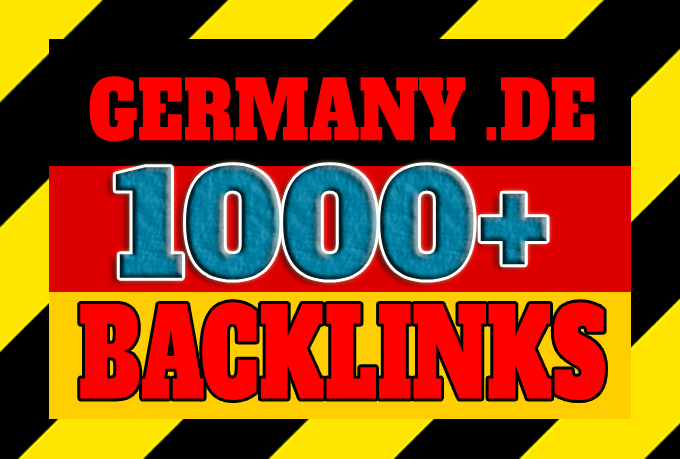 Get 1000+ Germany based backlinks from local DE domains