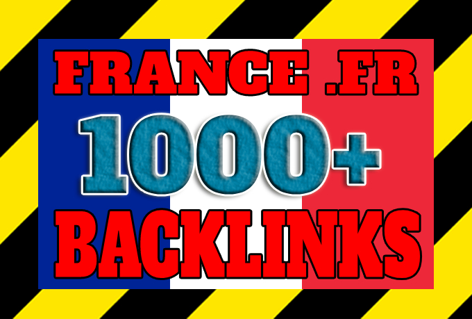 1000+ France FR domains backlinks