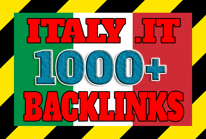 1000+ Italy IT domains backlinks