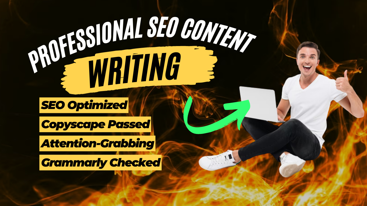 Be your seo website content writer or blog and article writer
