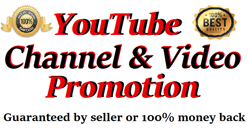 High Quality Organic YouTube Video Promotion Social Media Marketing