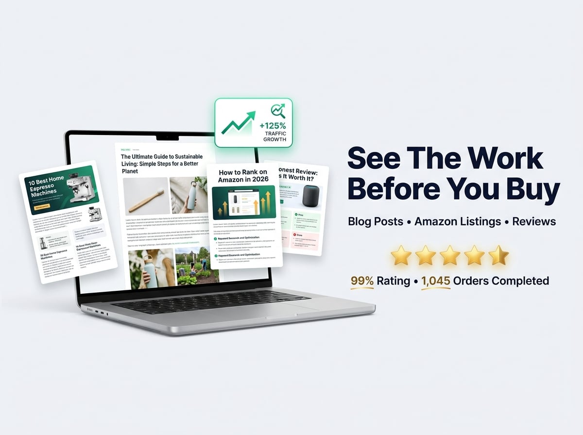 Write 1.000 Word SEO Articles, Product Descriptions, and Affiliate Reviews that Actually Convert