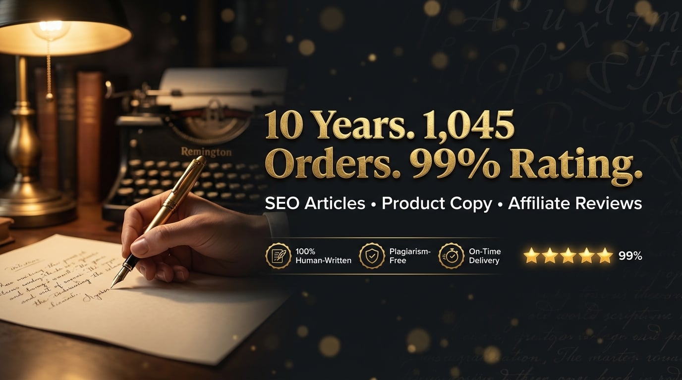 Write 1.000 Word SEO Article Blog, Product Descriptions, and Affiliate Reviews that Actually Convert