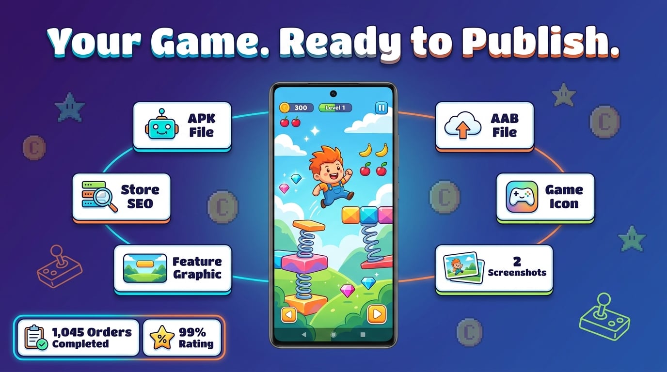 Build an Android Game (AAB) Ready to Publish on Google Console Apps Store