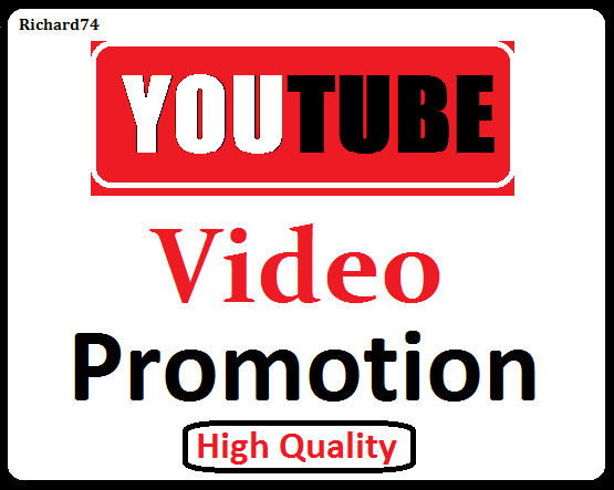 YouTube Video Marketing Organic,  High Quality And Fast Delivery