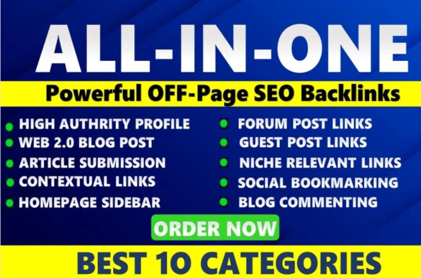 Flash Sale-Manually Do 150 BackIinks All In One SEO L...