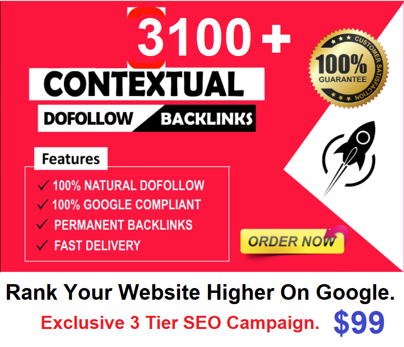 Rank Your Website Higher On Google by Exclusive 3 Tier SEO Campaign