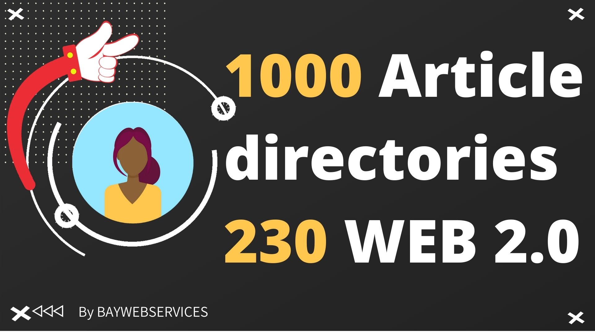 Get 1000 Directories +230 WEB 2.0 Blog Backlinks (contextual backlinks)