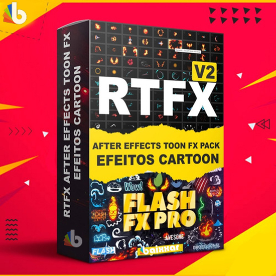 I will send 1000 animated elements after effects flash fx carton