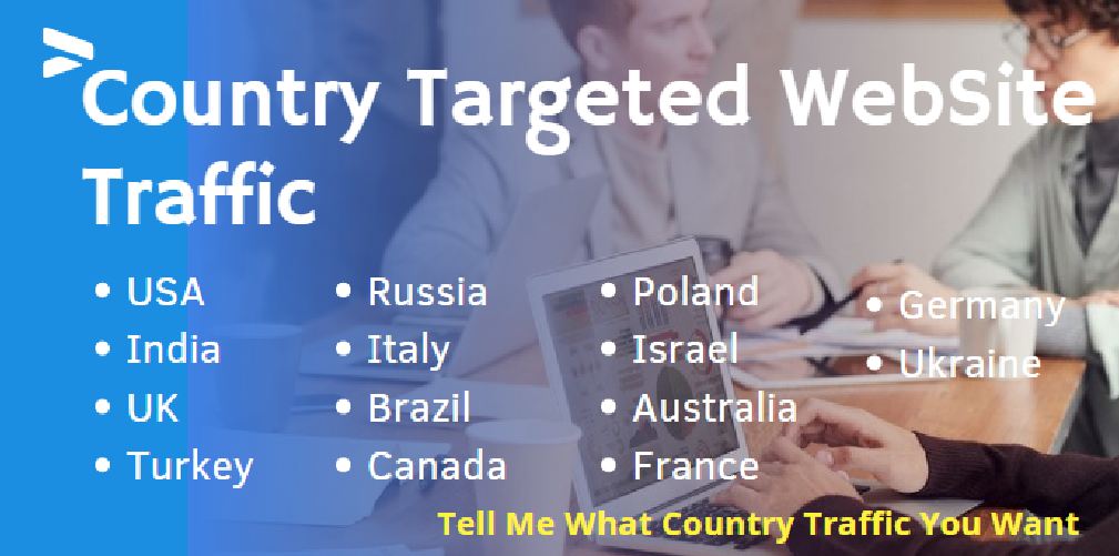 1K Country Targeted Website Traffic