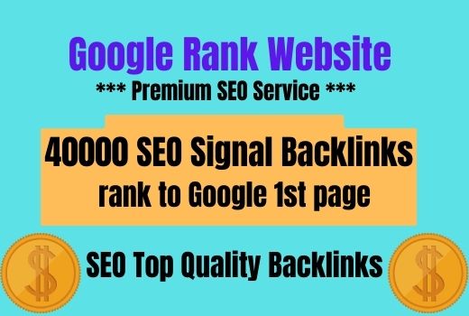 40000✚ SEO [Signal Backlinks] Google Rank Website Social Network profiles