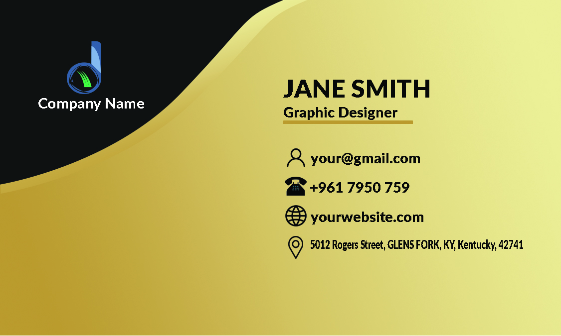 I Create a professional business card and business card design