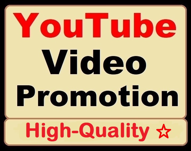 YouTube Promotion and Other Services High quality