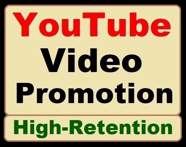 YouTube Video Organic Promotion Genuine Marketing 