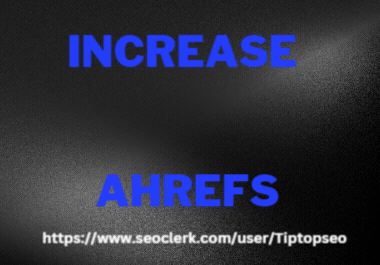 I will increase Ahrefs domain rating results upto 50+ without redirect links