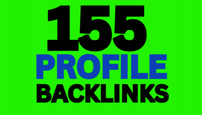 Top Domains 155 high authority profile backlinks manu...