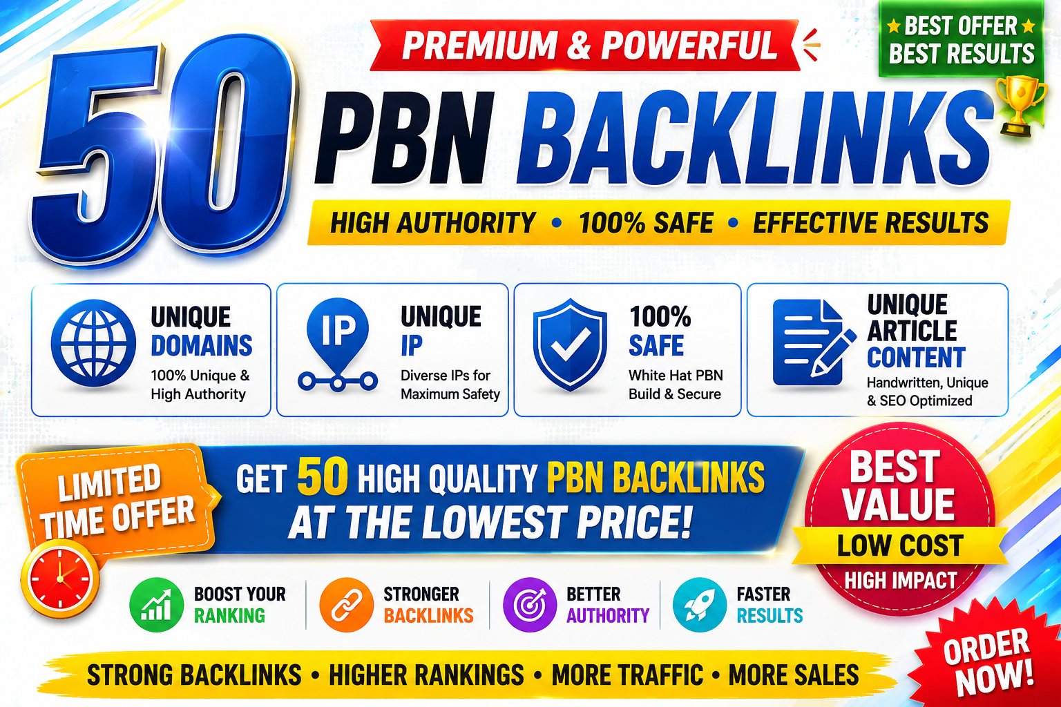 I Will Build 50 High Authority PBN Backlinks with Unique Domains, IPs & Original Articles