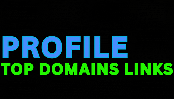 Top Domains 155 high authority profile backlinks manual work 