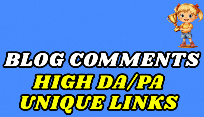 I will create unique 2000 blog comment backlnks