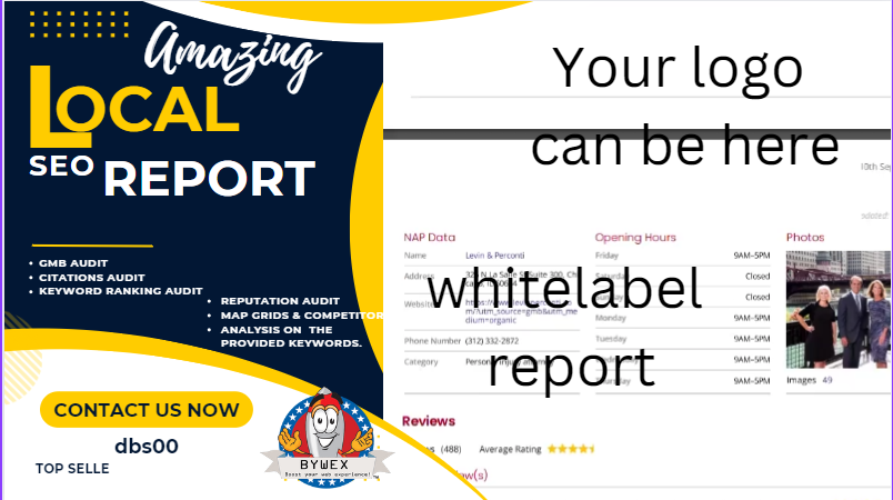 Whitelabel Local SEO Audit Report for Google My Business: GMB audit, Citations au