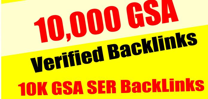 Get 10,000 GSA SER Backlinks easy Link Juice and Faster Index with fast delivery