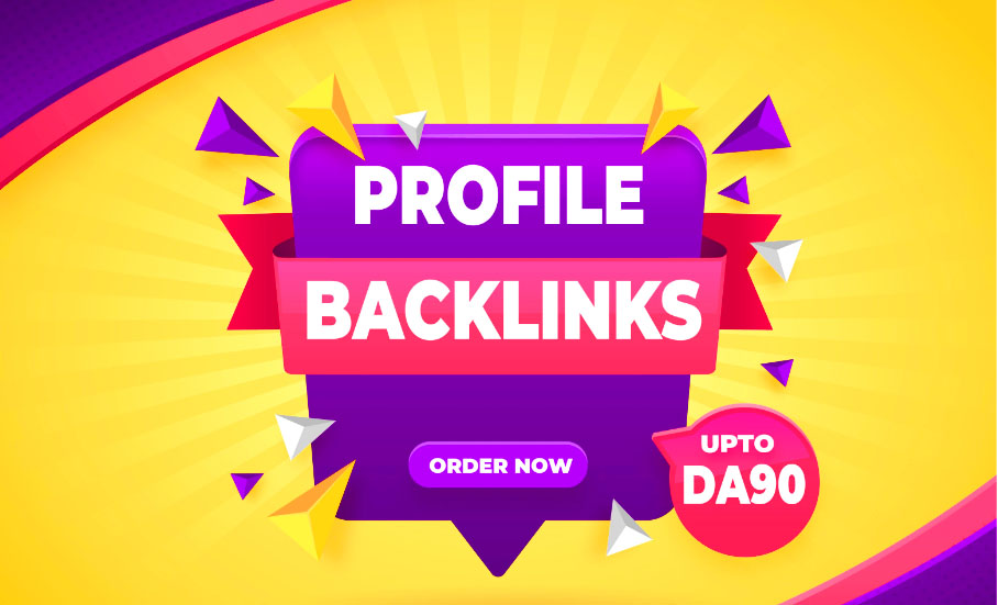 Create 100 Quality Profile Backlinks DA 30